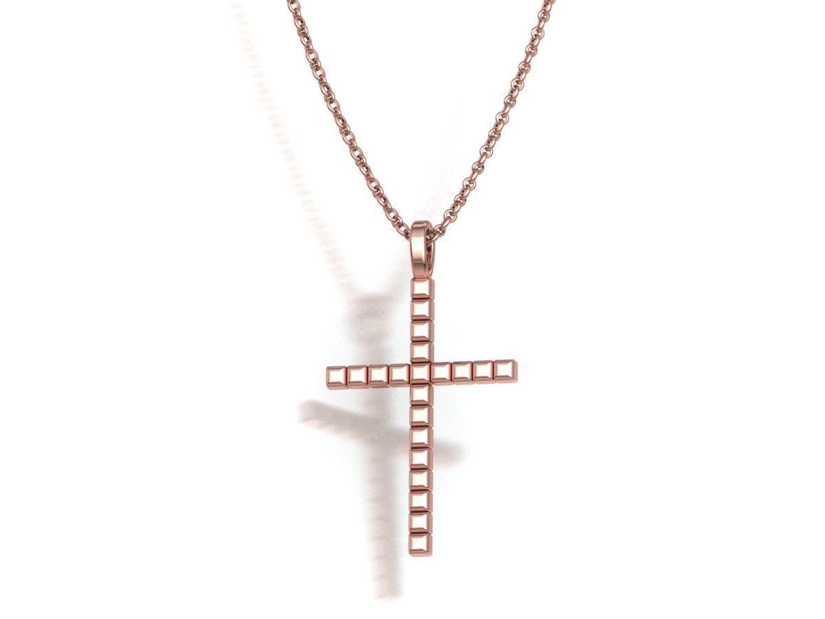 Diamond Cross Collection  30mm Cross Pendants Set of 3 Included _31