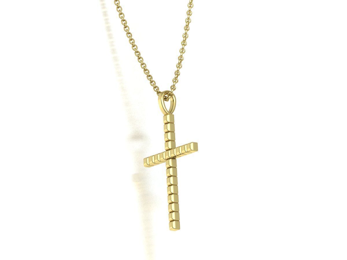 Diamond Cross Collection  30mm Cross Pendants Set of 3 Included _25