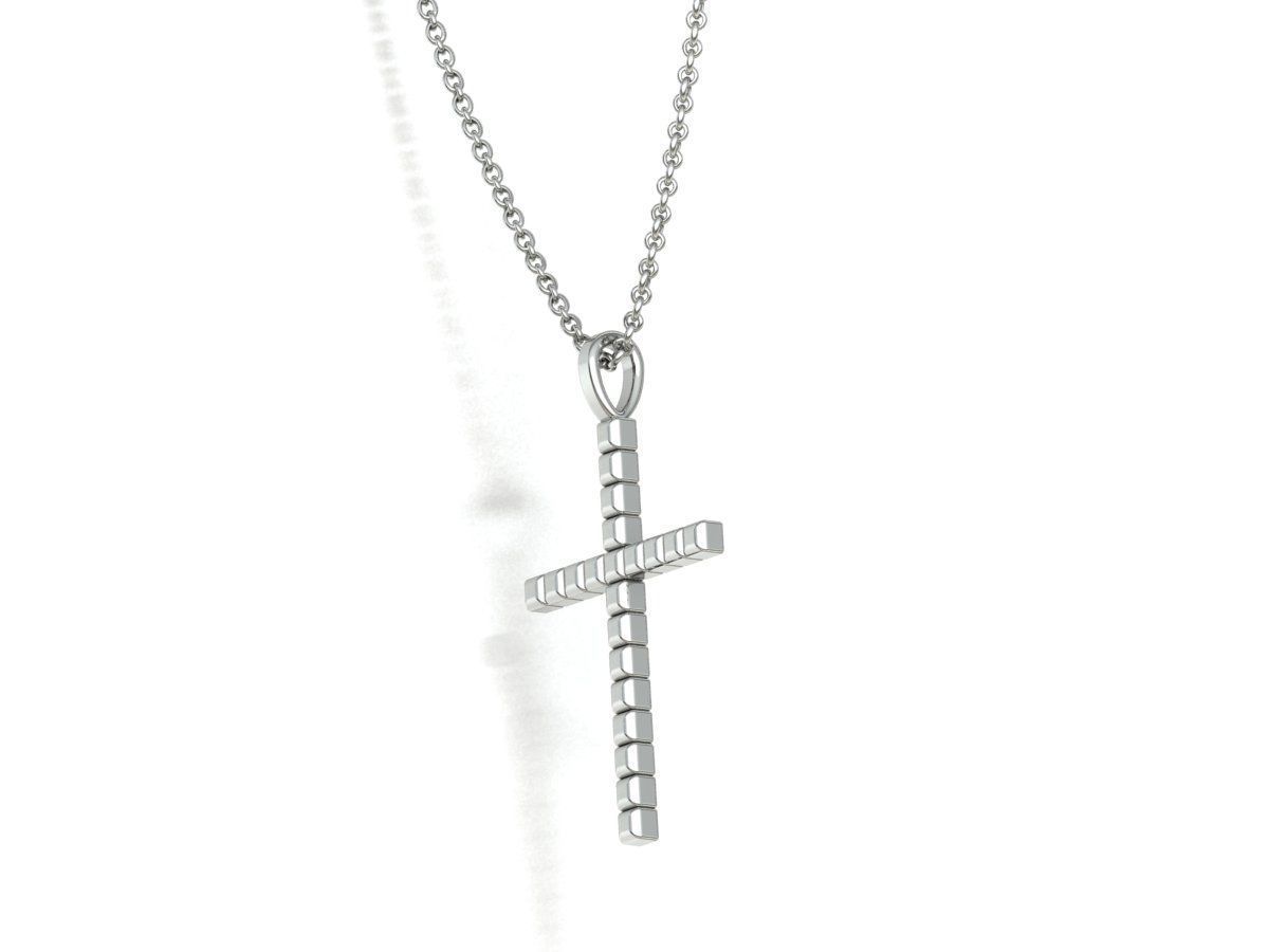 Diamond Cross Collection  30mm Cross Pendants Set of 3 Included _26