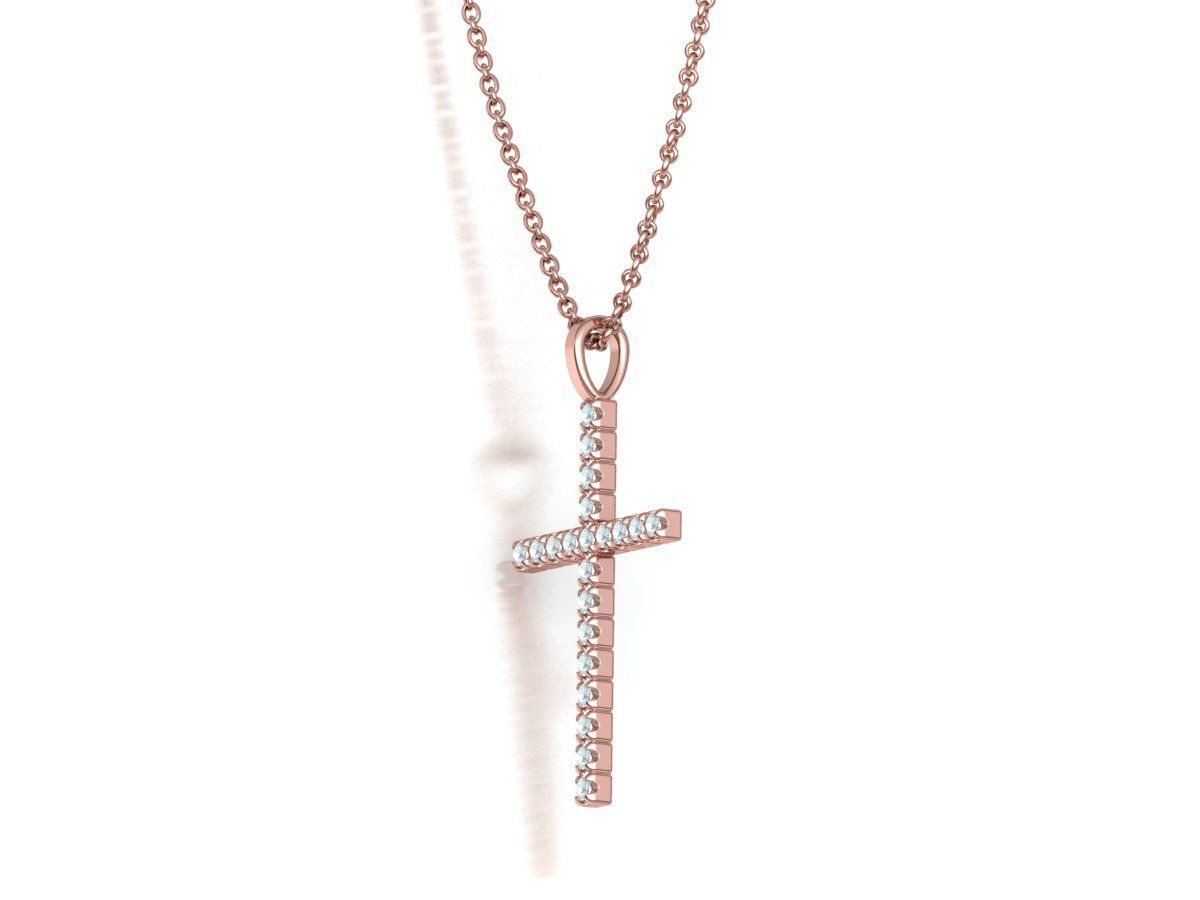 Diamond Cross Collection  30mm Cross Pendants Set of 3 Included _40