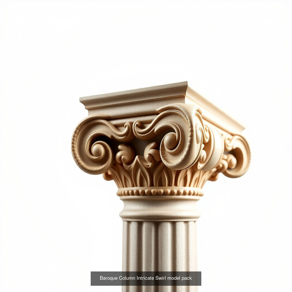 Stucco Symphony 3D Models Pack 3D Model Collection_11