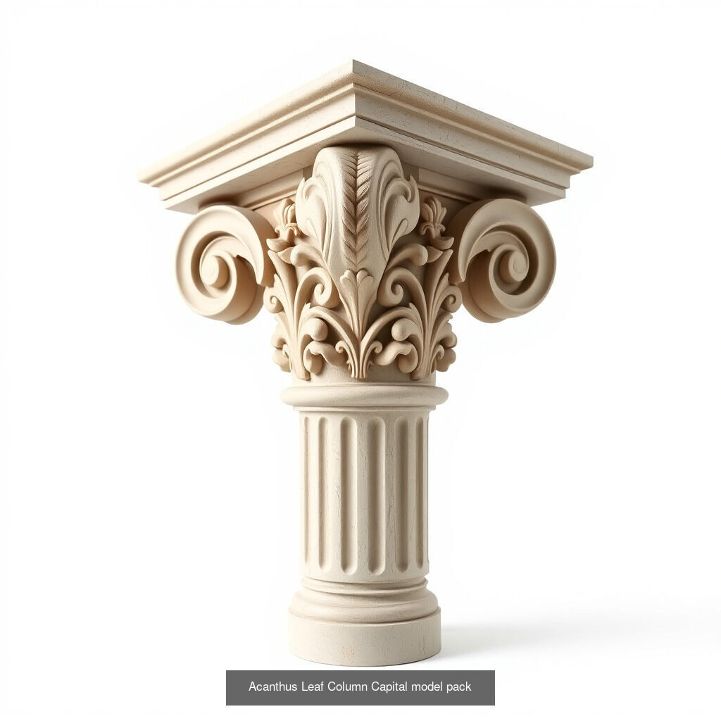 Stucco Symphony 3D Models Pack 3D Model Collection_13