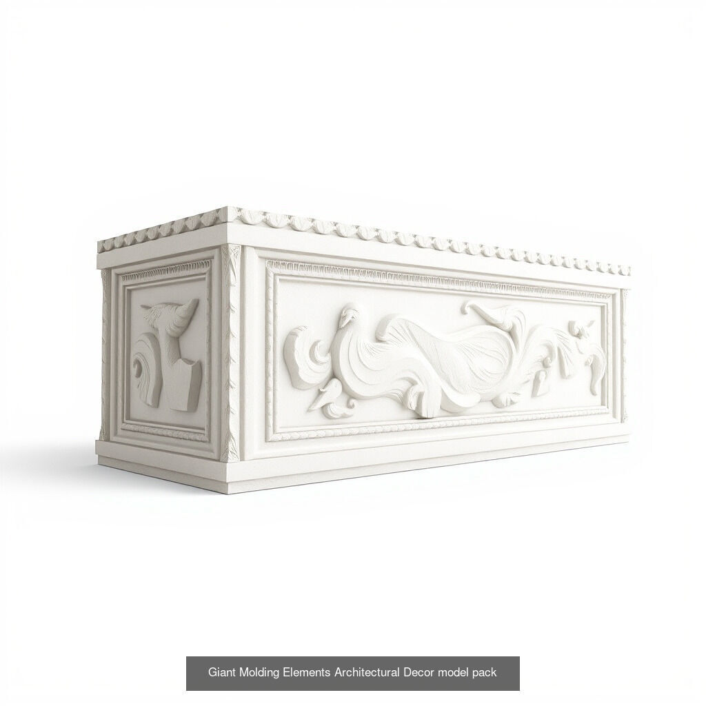 Stucco Symphony 3D Models Pack 3D Model Collection_9