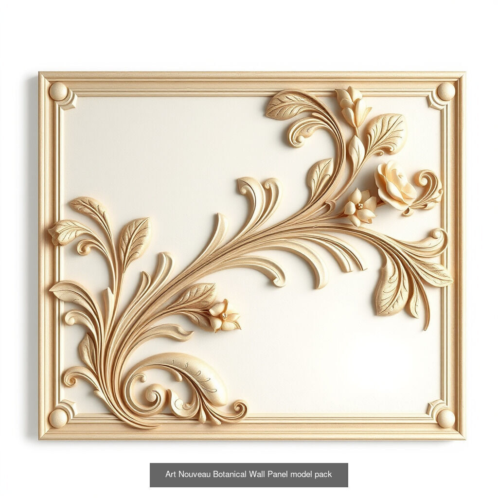 Stucco Symphony 3D Models Pack 3D Model Collection_7