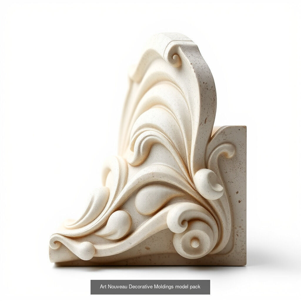 Stucco Symphony 3D Models Pack 3D Model Collection_12