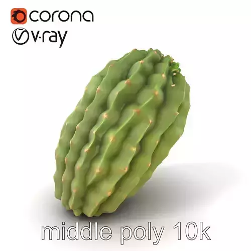 Cactus Wrinkled Overlapping Segments model pack