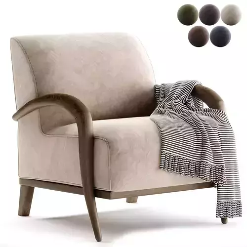 Paprika Domino lounge chair