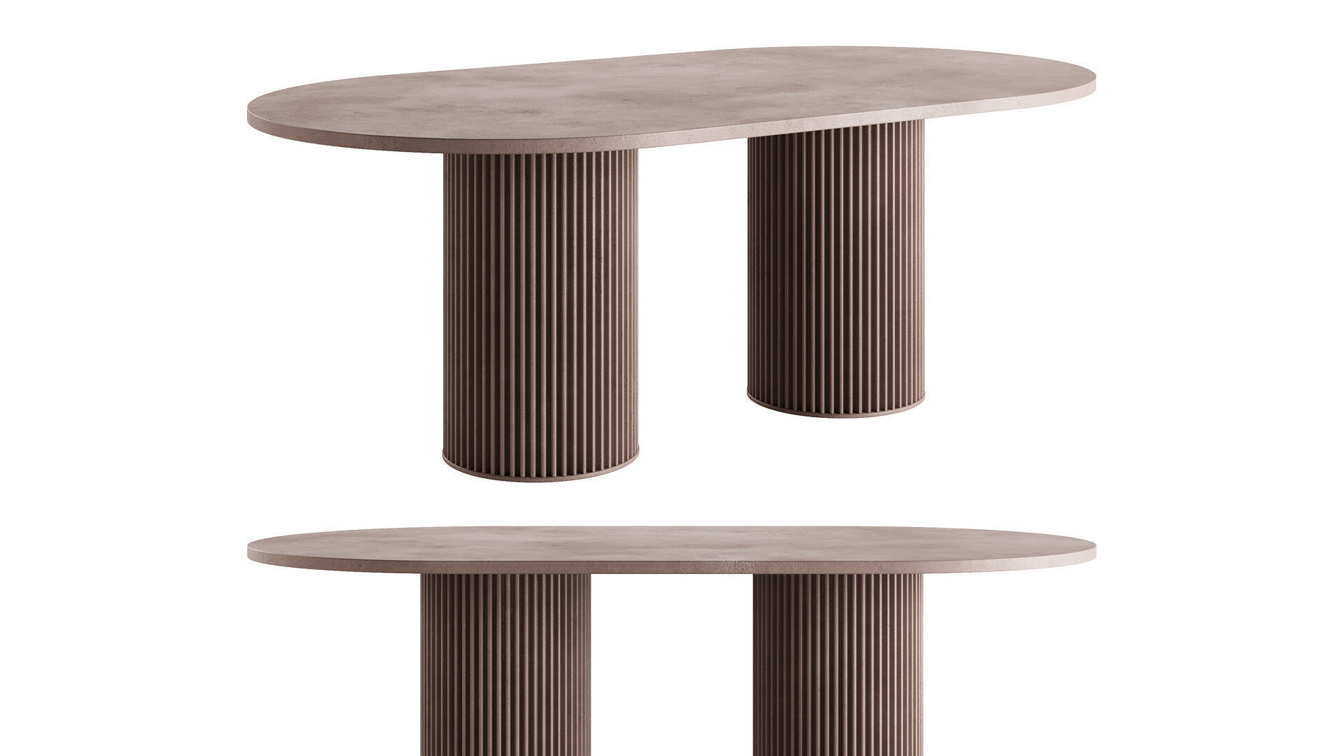 HERCLE Dining Table by Opinion Ciatti 3D model_2