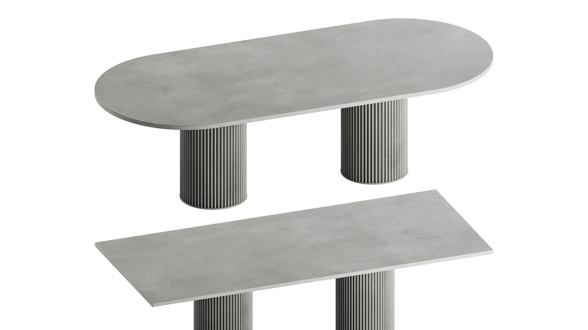 HERCLE Dining Table by Opinion Ciatti 3D model_12