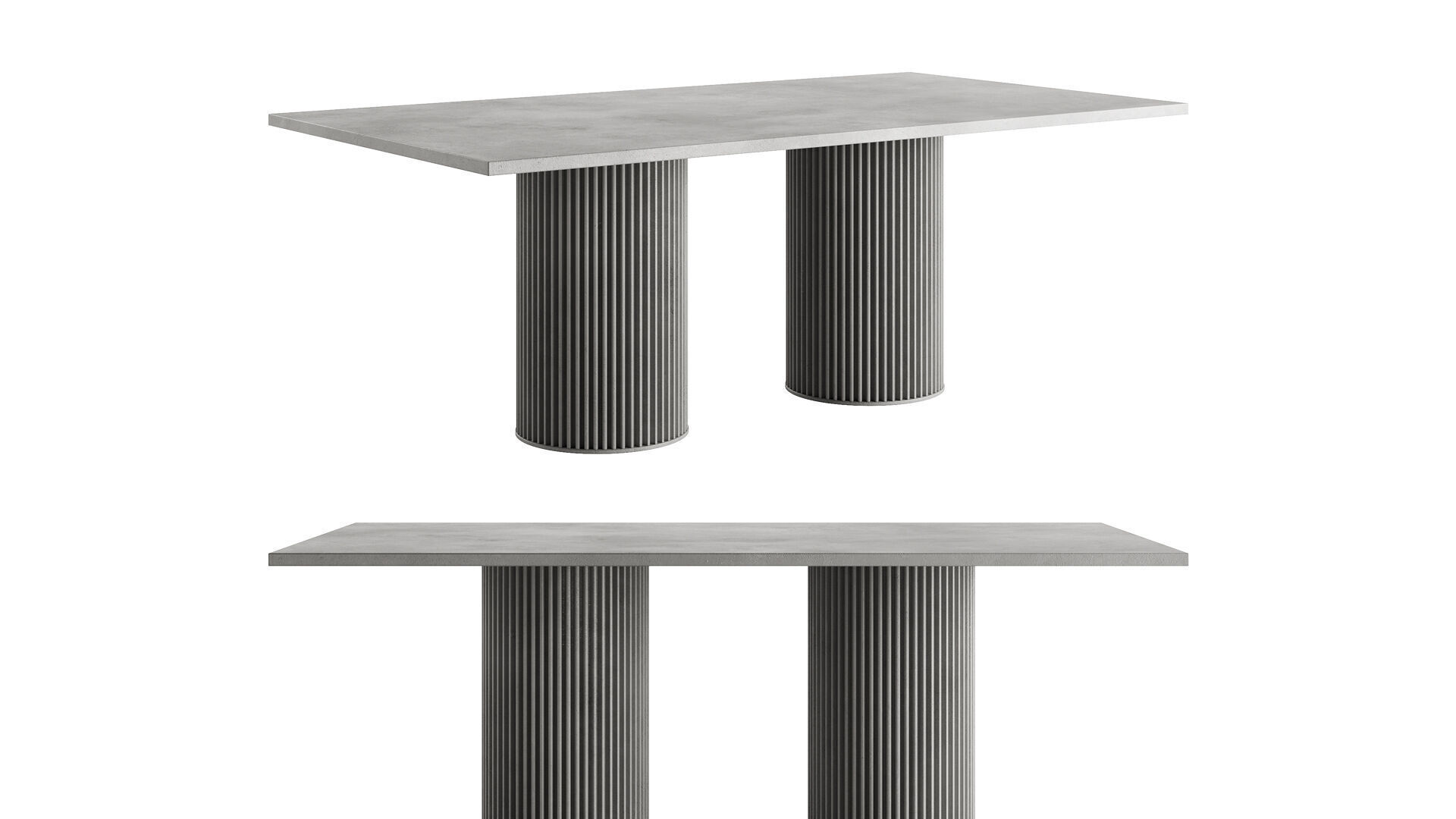 HERCLE Dining Table by Opinion Ciatti 3D model_5