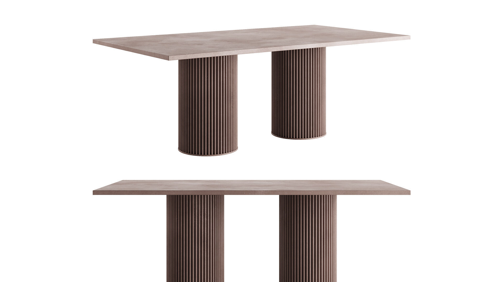 HERCLE Dining Table by Opinion Ciatti 3D model_6