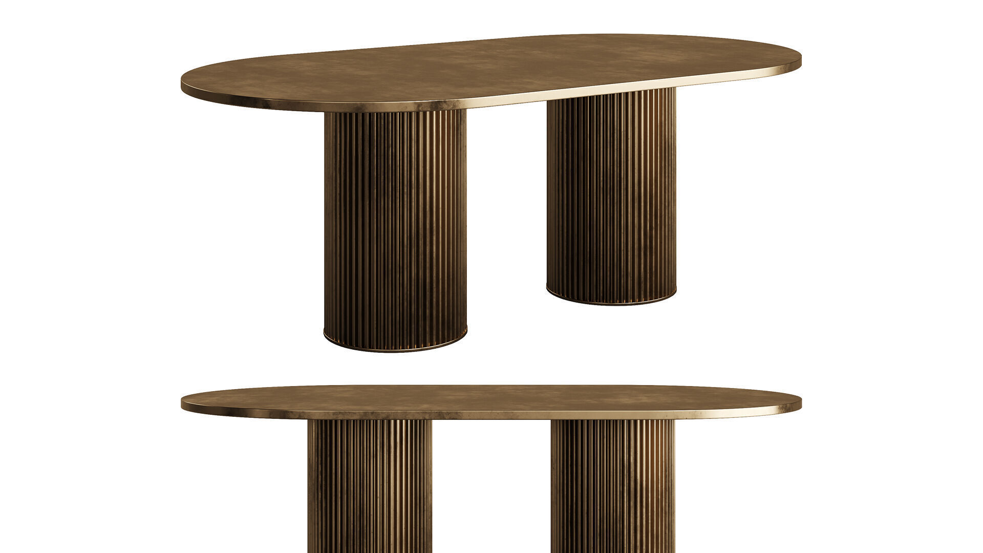 HERCLE Dining Table by Opinion Ciatti 3D model_3