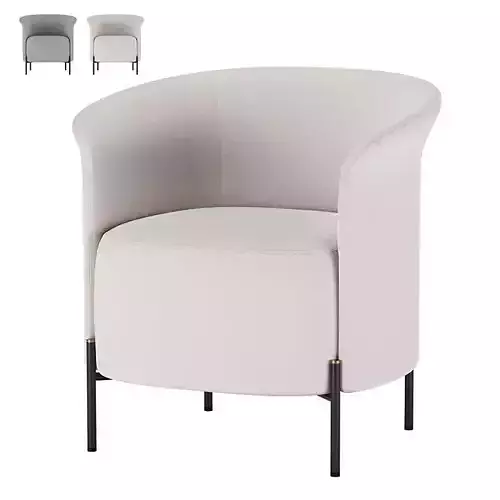 Render armchair Low-poly 3D model
