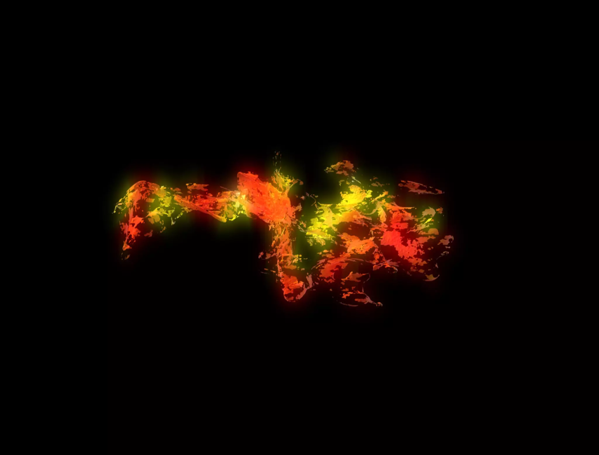 Dragon flame 3D 3D model_0