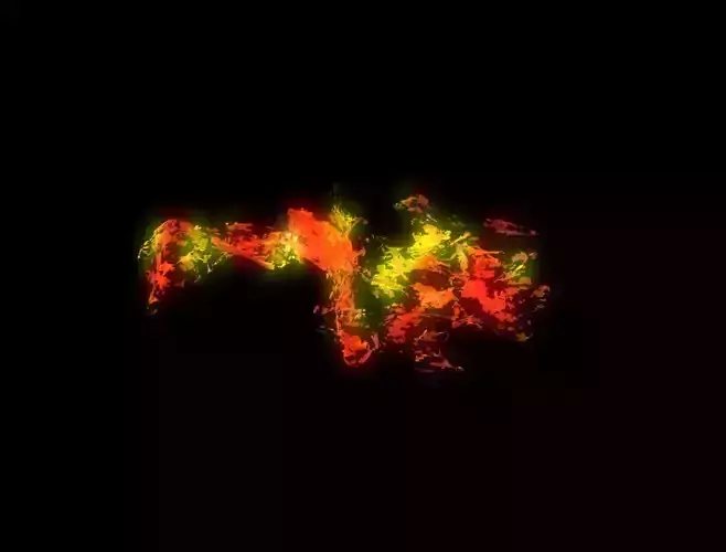 Dragon flame 3D 3D model
