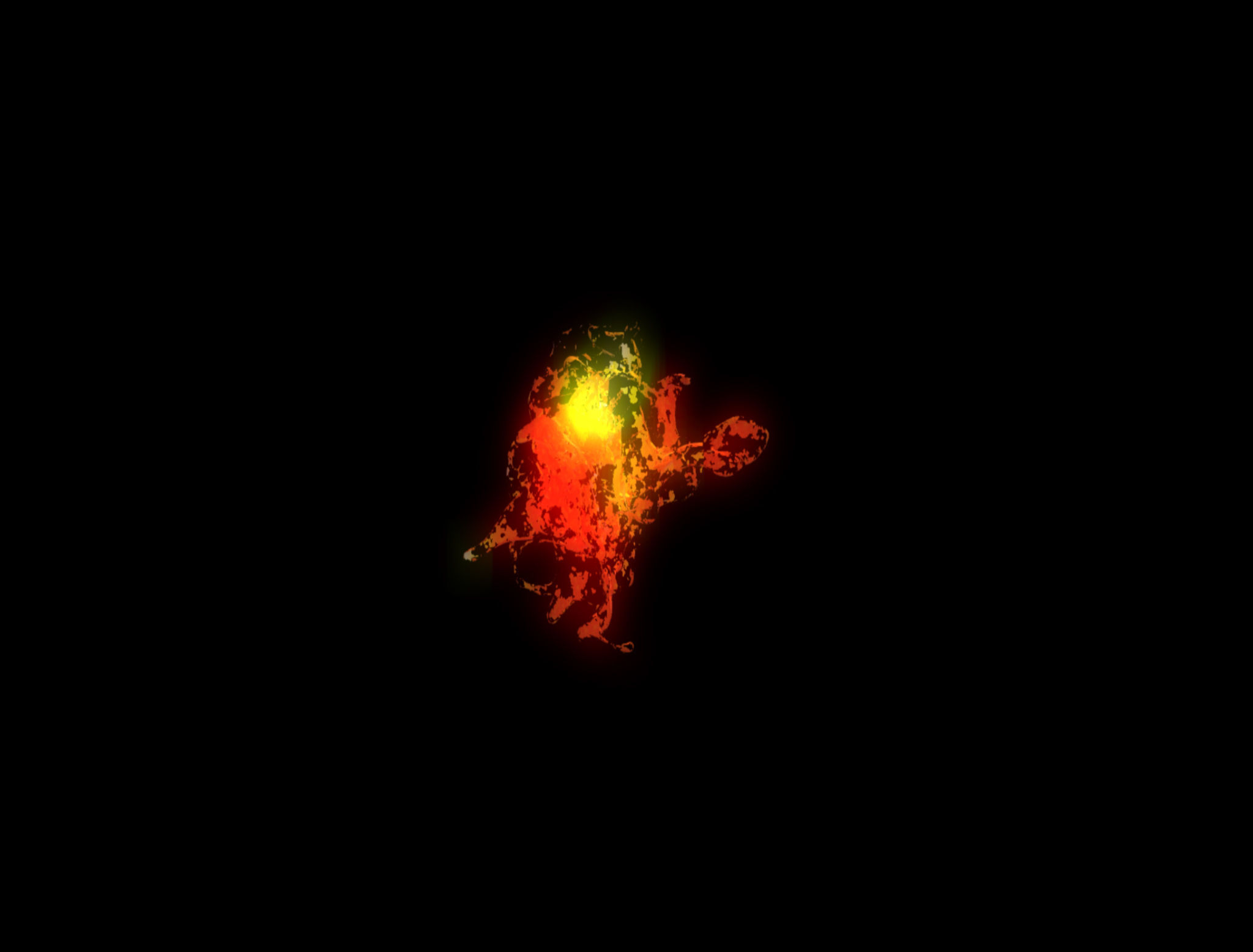 Dragon flame 3D 3D model_1