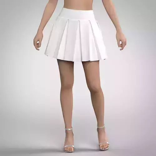Pleated Skirt