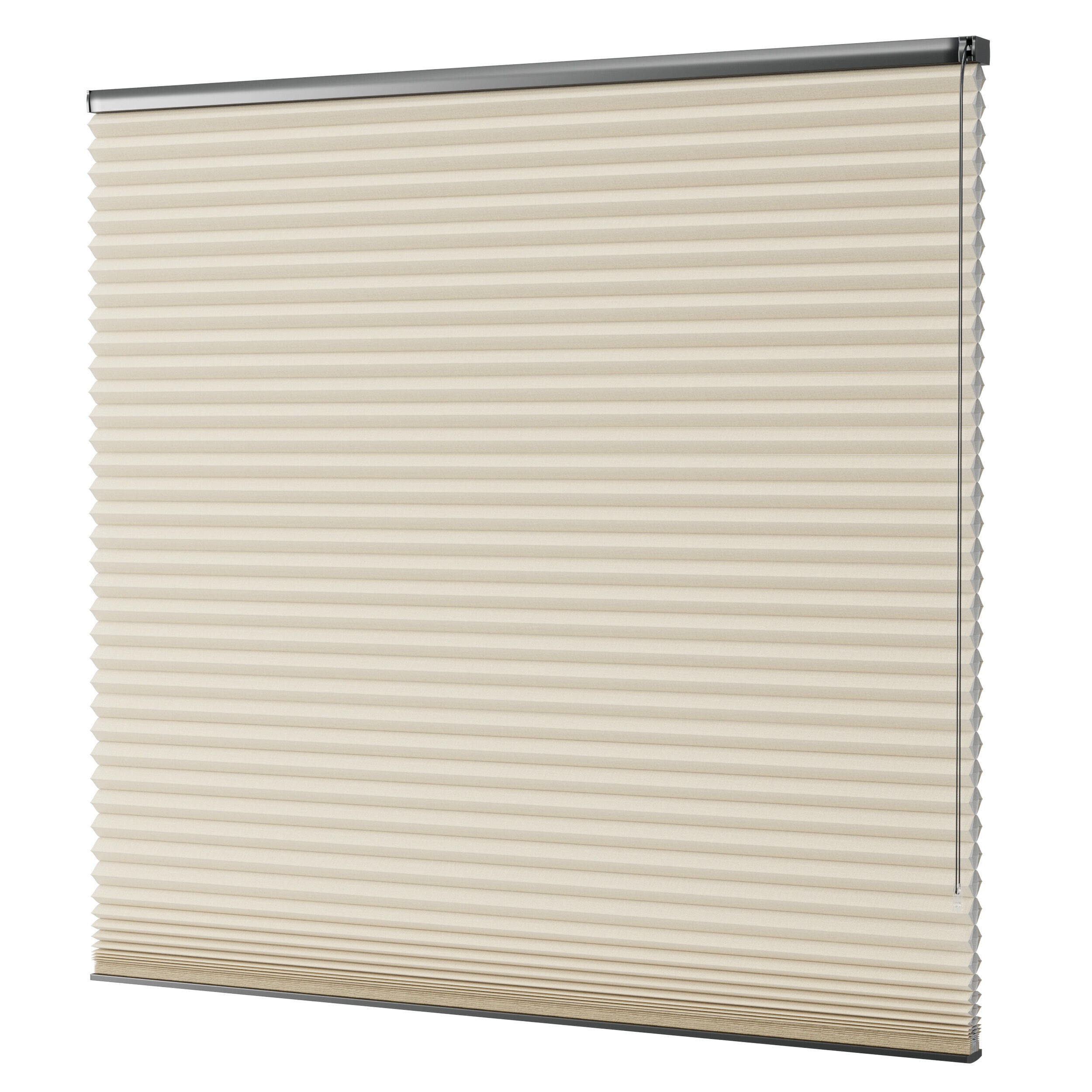 plated blind curtains set 001 Low-poly 3D model_1