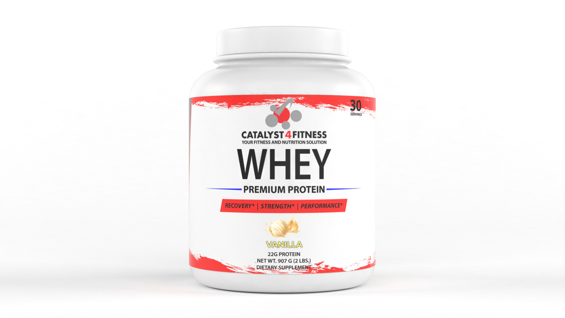 Protein Powder 3D model_1