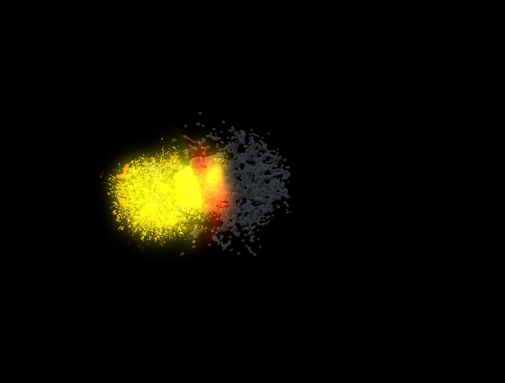 Comet 3D explosion - explosion 3D model_1