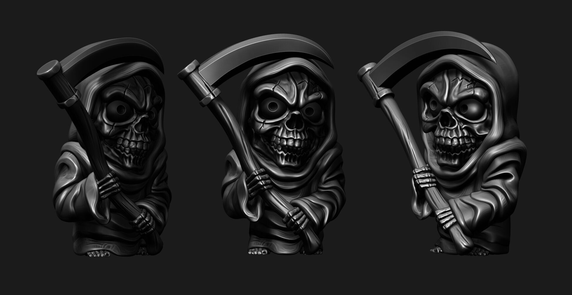 SKULL DEATH 3D print model_26