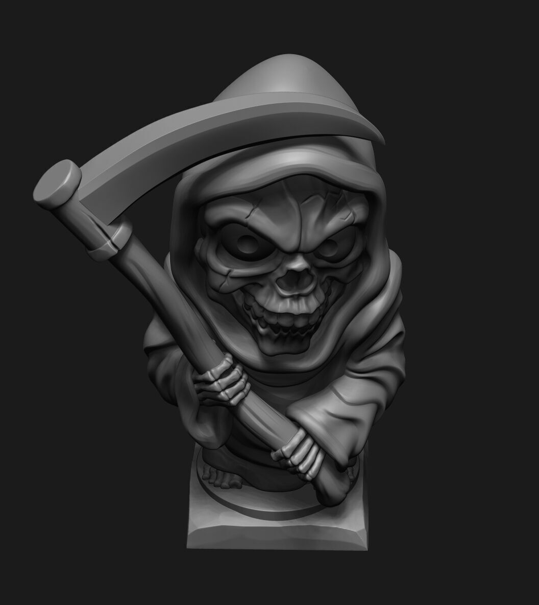 SKULL DEATH 3D print model_18