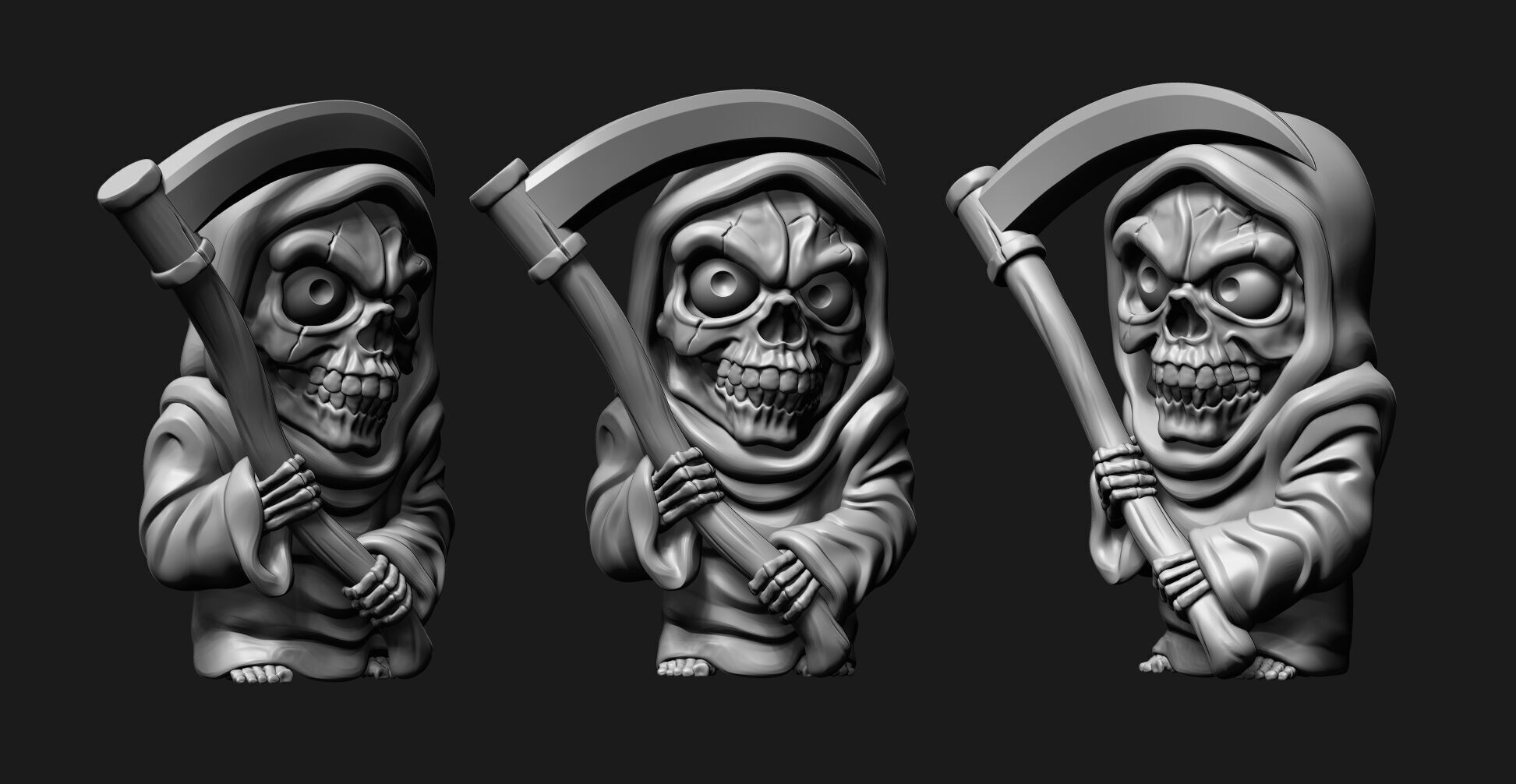 SKULL DEATH 3D print model_5