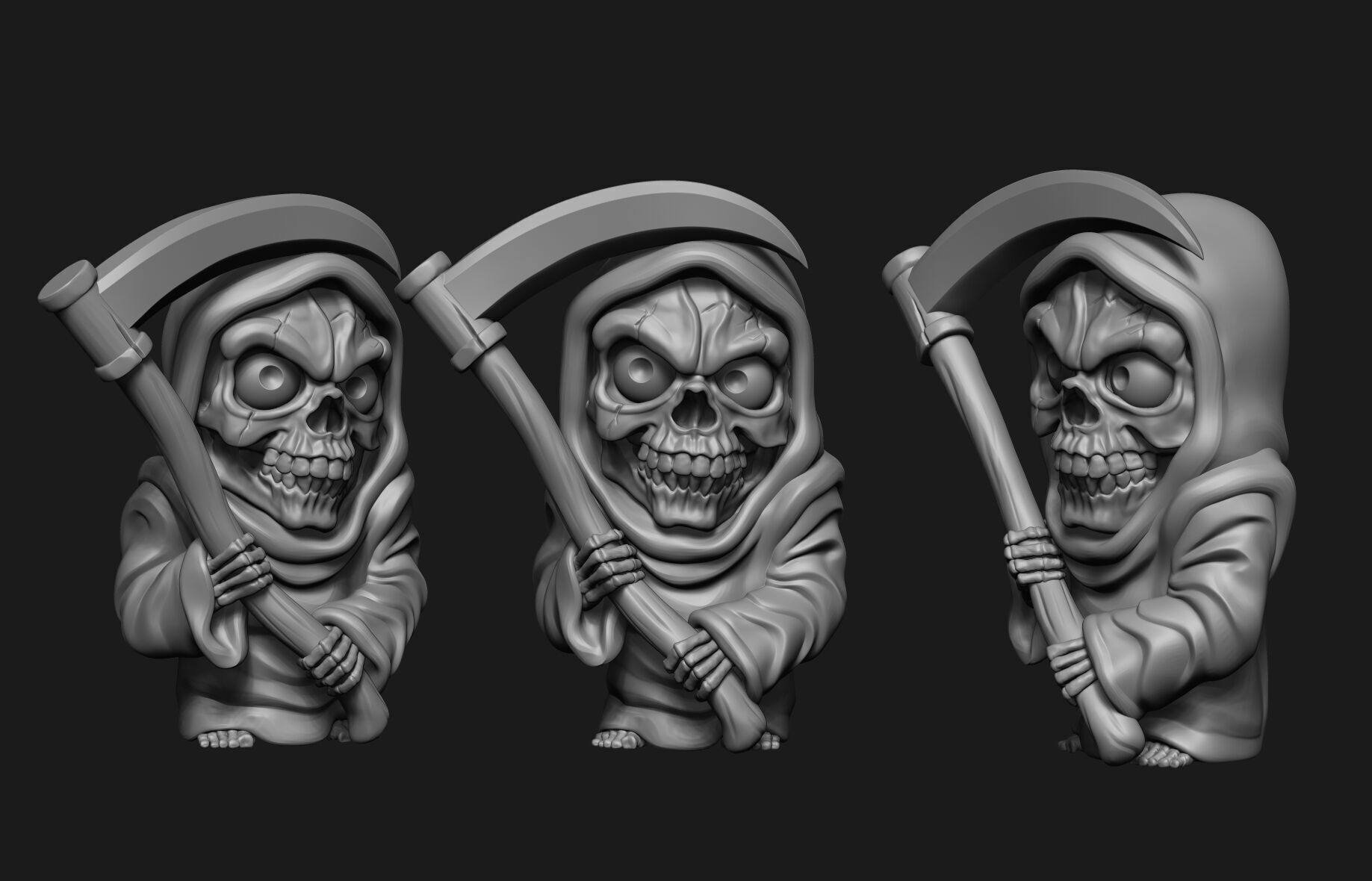 SKULL DEATH 3D print model_24
