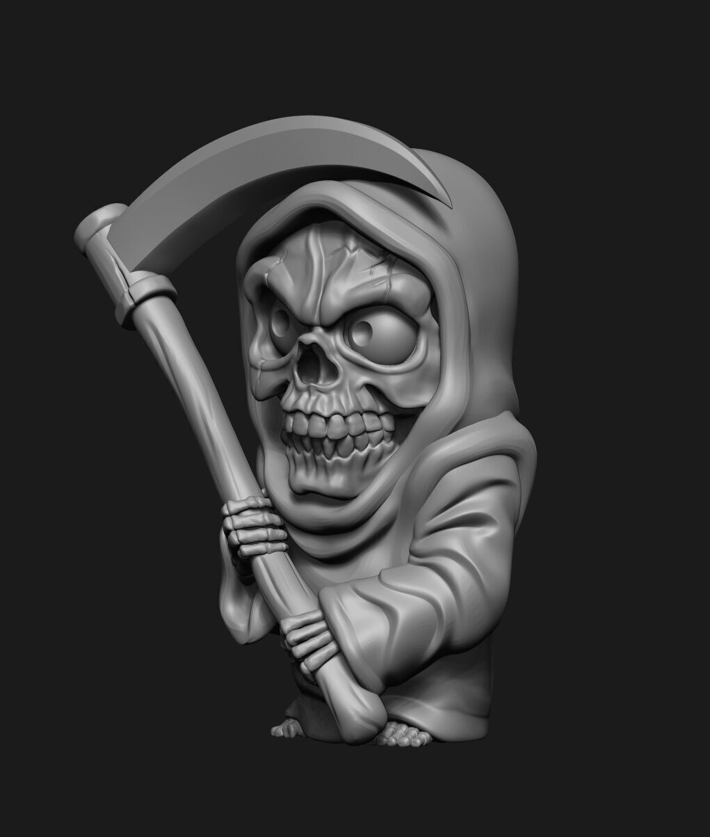 SKULL DEATH 3D print model_22