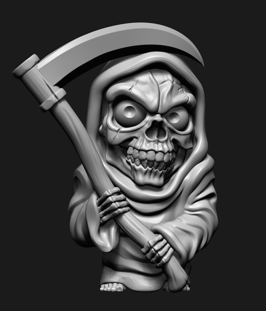 SKULL DEATH 3D print model_1