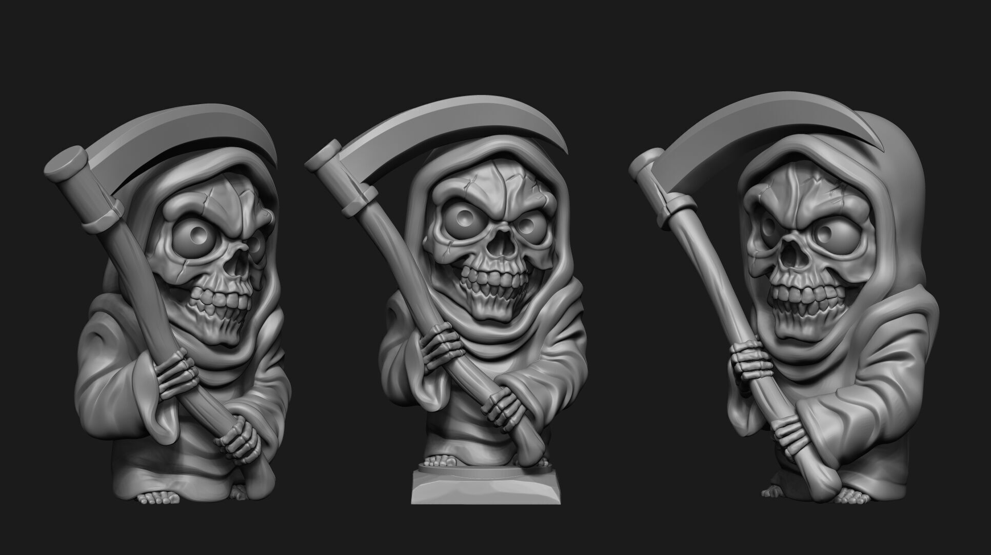 SKULL DEATH 3D print model_14