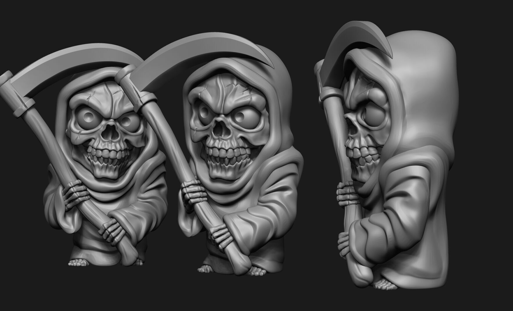 SKULL DEATH 3D print model_20