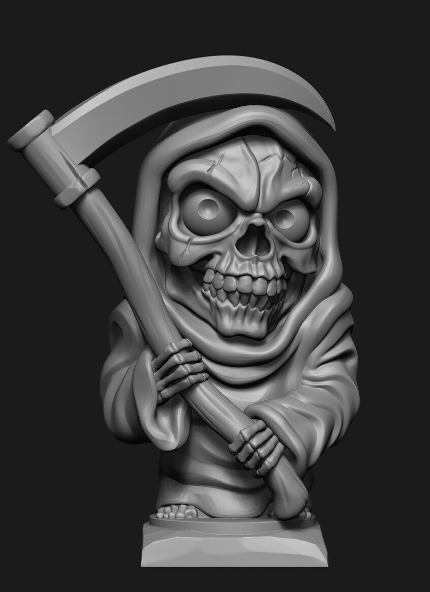 SKULL DEATH 3D print model_2