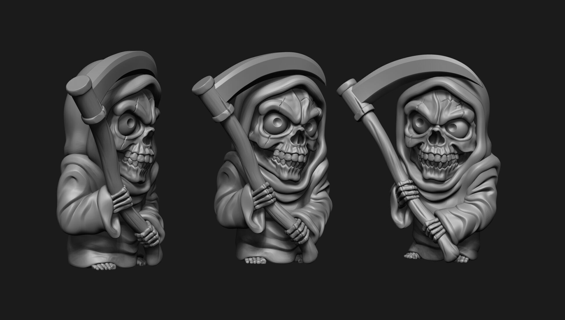 SKULL DEATH 3D print model_25