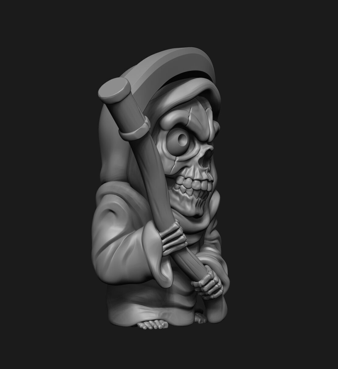 SKULL DEATH 3D print model_11