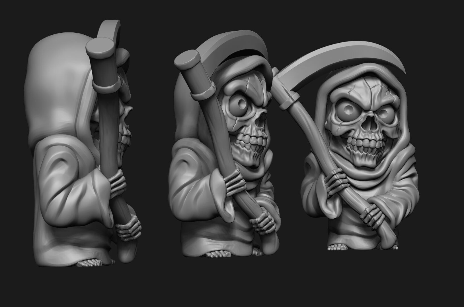 SKULL DEATH 3D print model_21