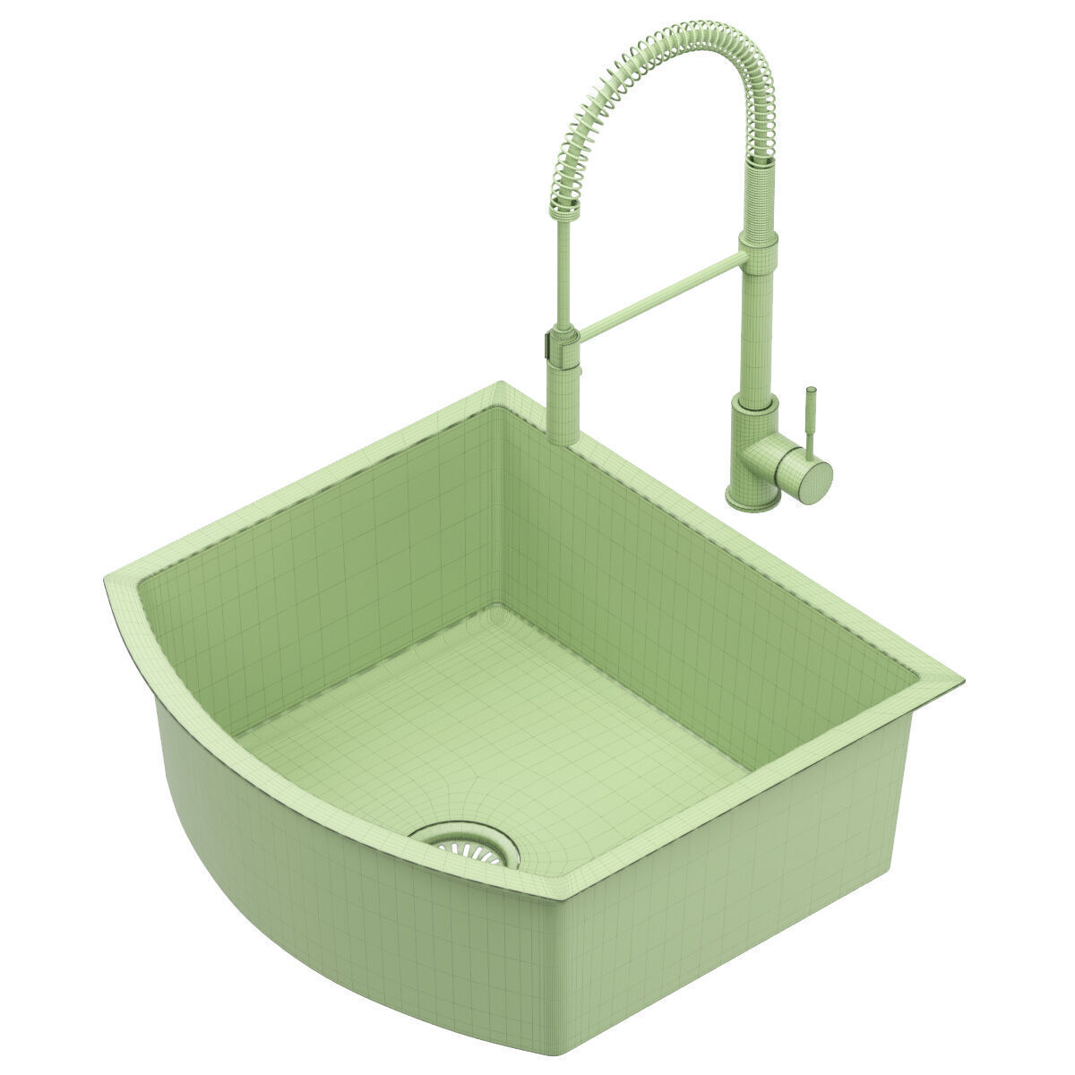 ZLINE kitchen sink 3D model_6