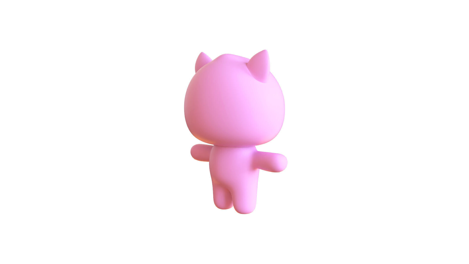 Low-Poly Character009 Mascot Animated  Low-poly 3D model_15