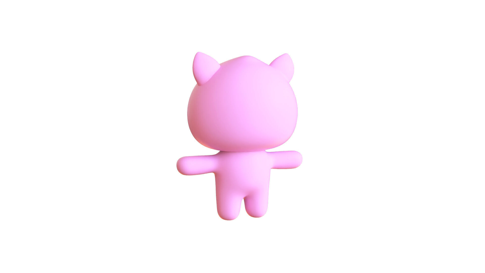 Low-Poly Character009 Mascot Animated  Low-poly 3D model_12