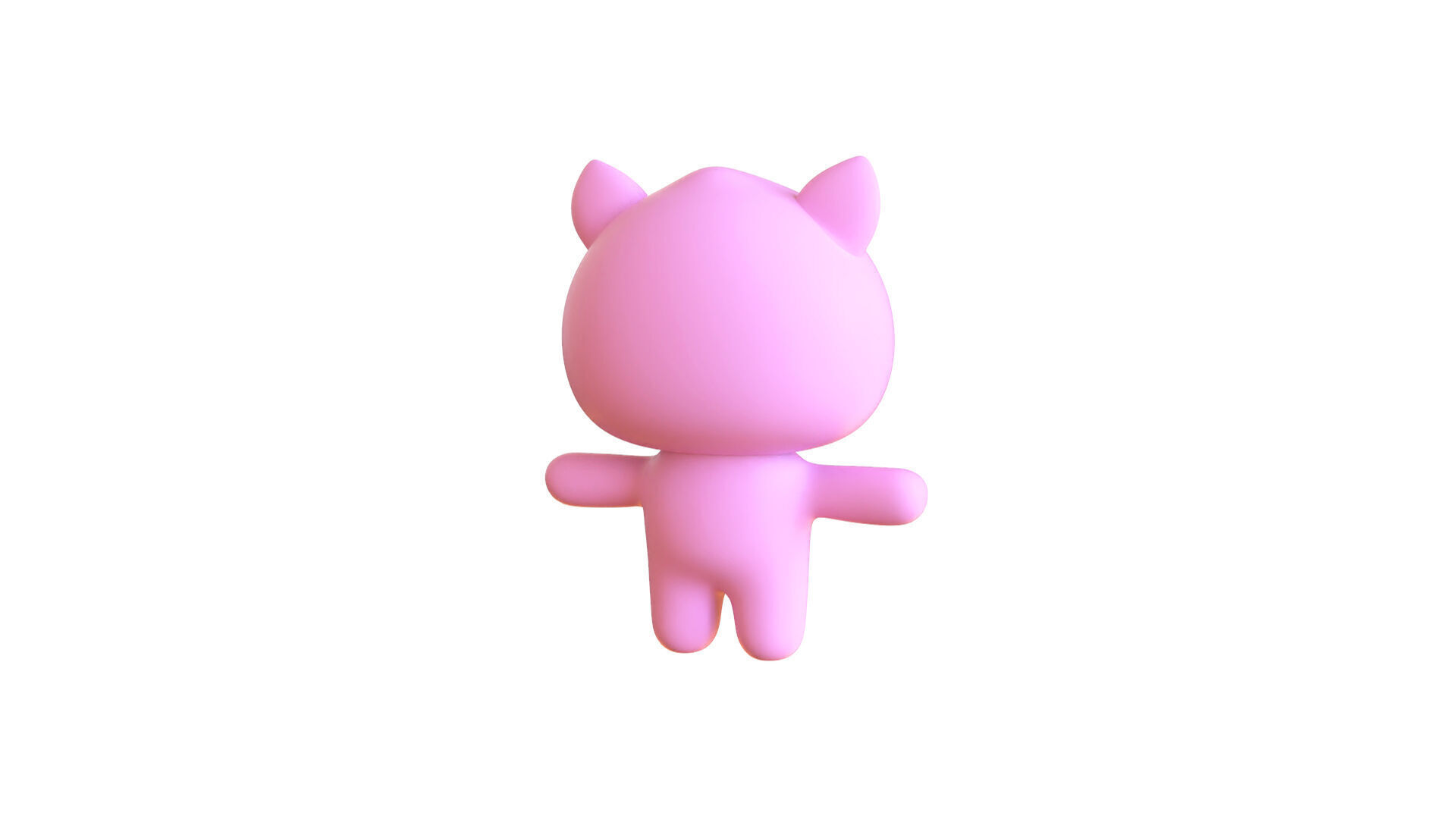 Low-Poly Character009 Mascot Animated  Low-poly 3D model_14