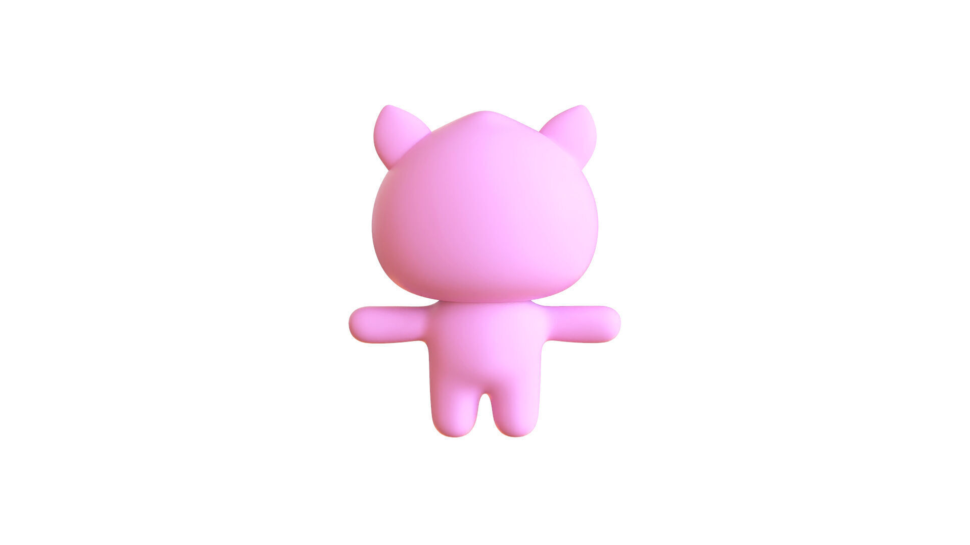Low-Poly Character009 Mascot Animated  Low-poly 3D model_13