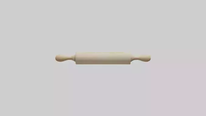 Rolling Pin model Low-poly 3D model