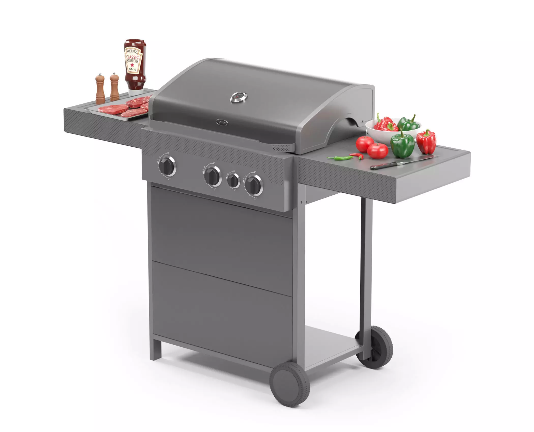 TOWER BBQ 3D model_0