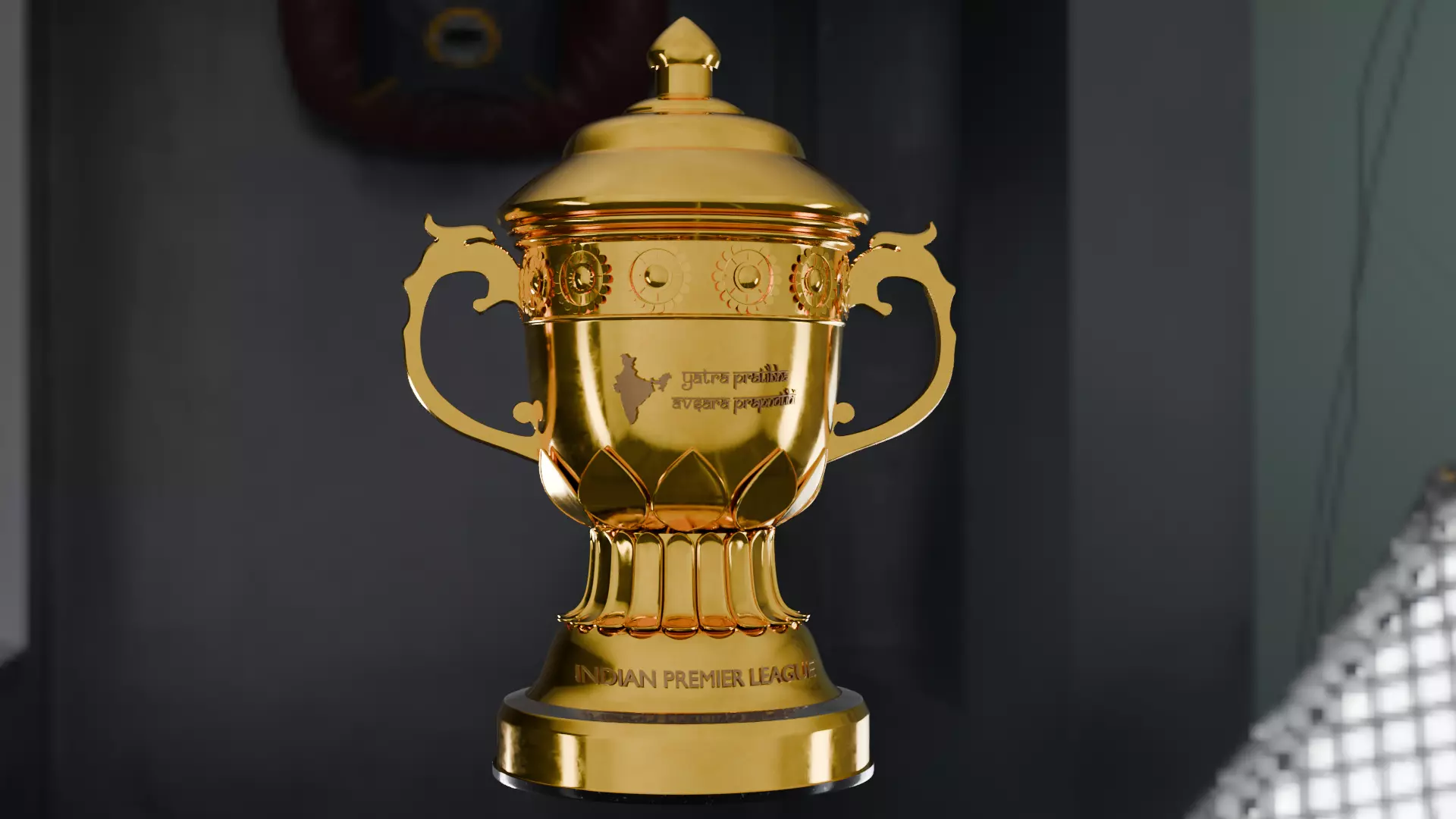 ipl trophy 3D model