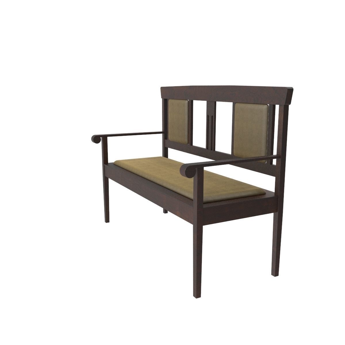 Antique sofa 3D model_29