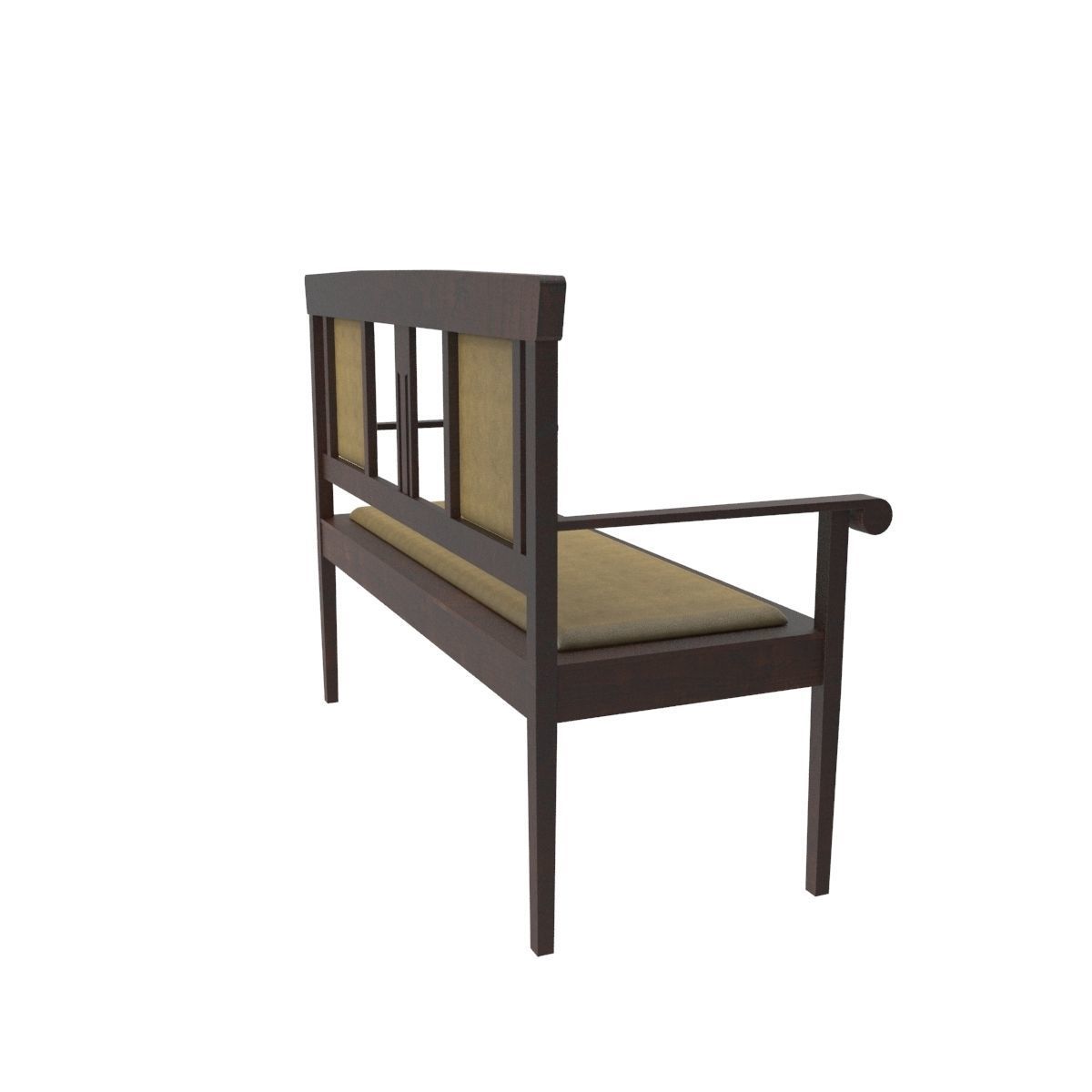 Antique sofa 3D model_8