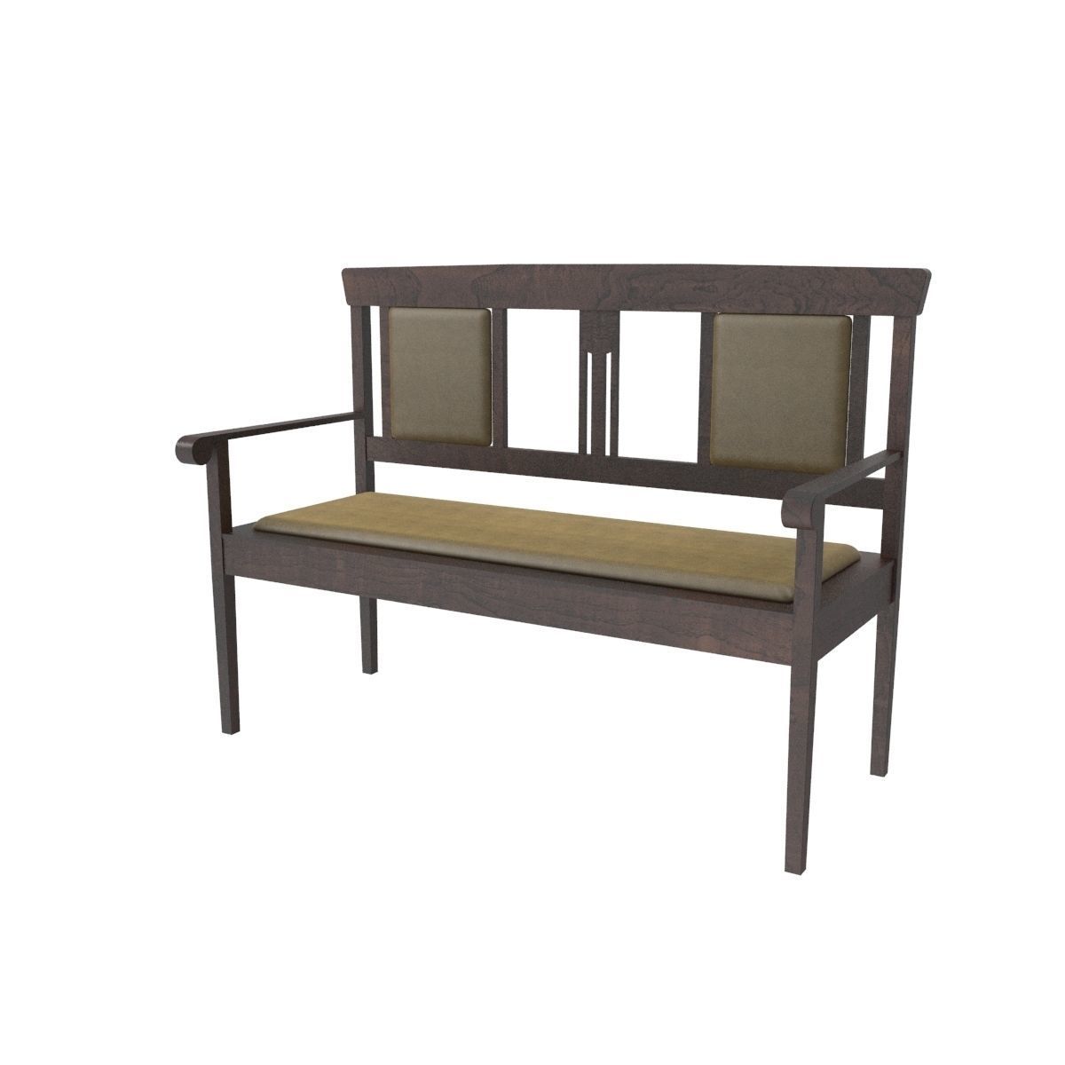 Antique sofa 3D model_33