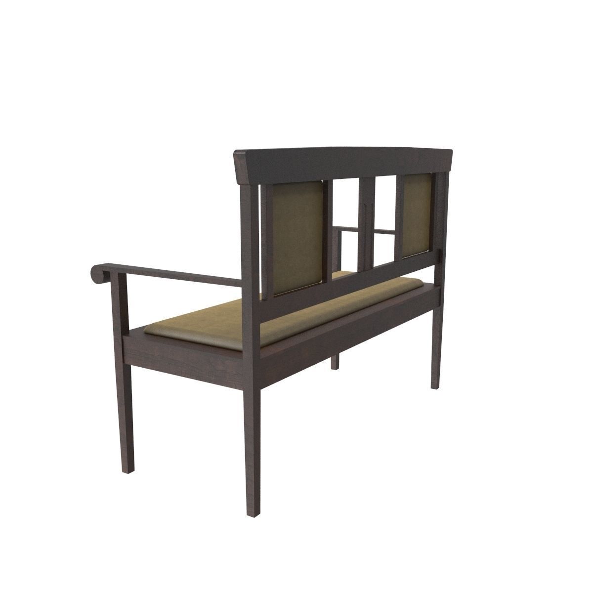 Antique sofa 3D model_23
