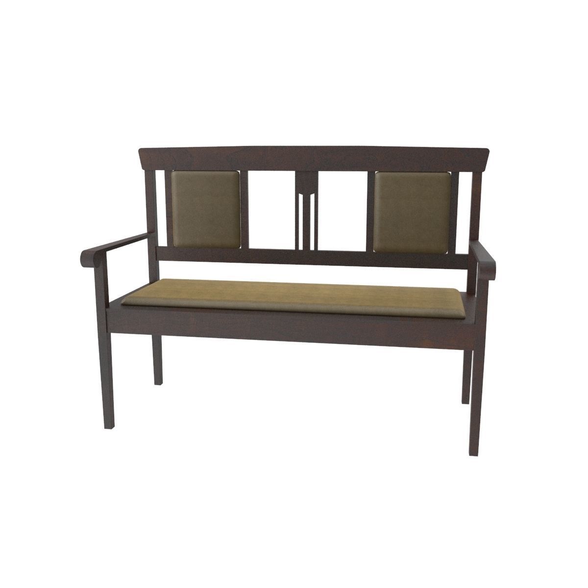 Antique sofa 3D model_34