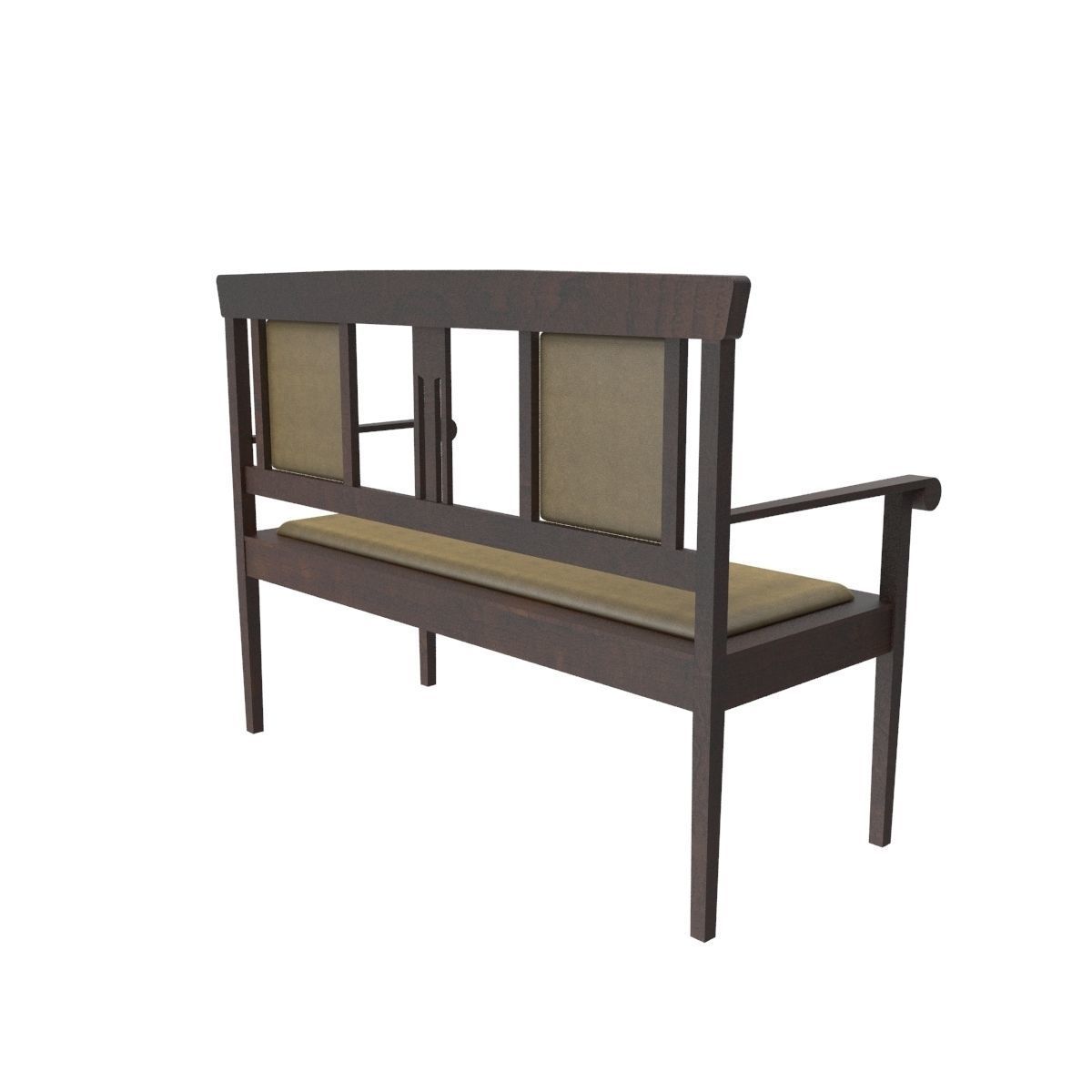 Antique sofa 3D model_13